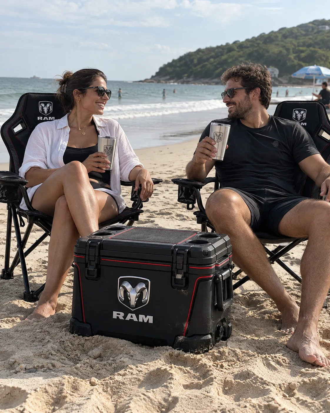 PitStop - Kit Premium Cadeira + Cooler com Copo Térmico
